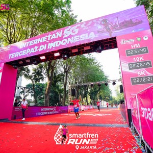 Race photo from SMARTFREN RUN 2026