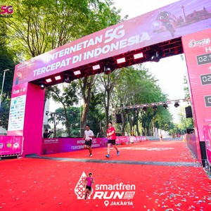 Race photo from SMARTFREN RUN 2026
