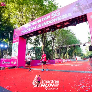 Race photo from SMARTFREN RUN 2026