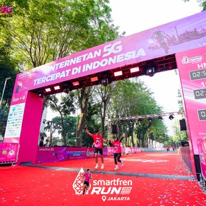 Race photo from SMARTFREN RUN 2026