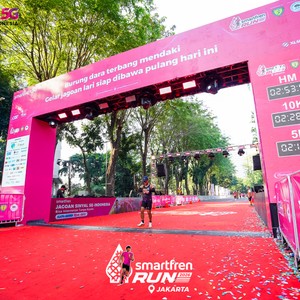Race photo from SMARTFREN RUN 2026