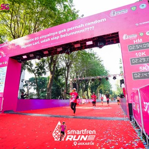 Race photo from SMARTFREN RUN 2026