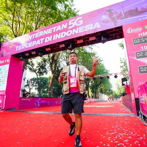 Race photo from SMARTFREN RUN 2026