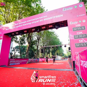 Race photo from SMARTFREN RUN 2026