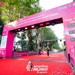 Race photo from SMARTFREN RUN 2026