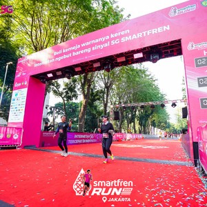 Race photo from SMARTFREN RUN 2026