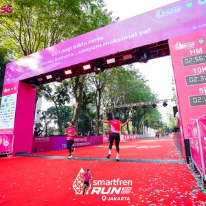 Race photo from SMARTFREN RUN 2026