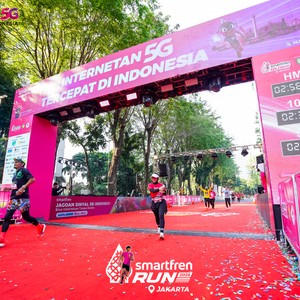 Race photo from SMARTFREN RUN 2026