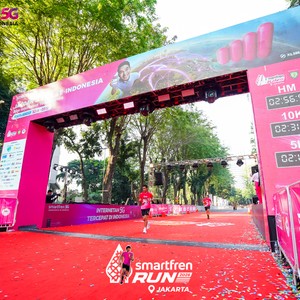 Race photo from SMARTFREN RUN 2026