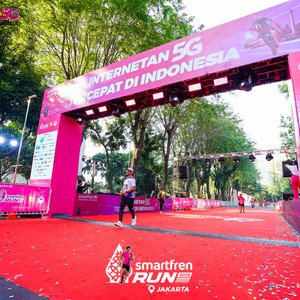 Race photo from SMARTFREN RUN 2026