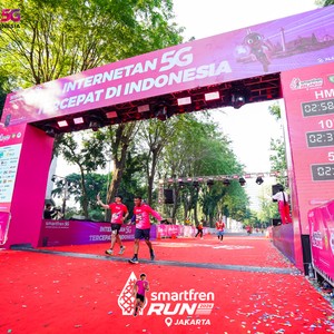 Race photo from SMARTFREN RUN 2026