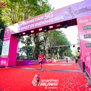 Race photo from SMARTFREN RUN 2026