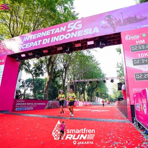 Race photo from SMARTFREN RUN 2026