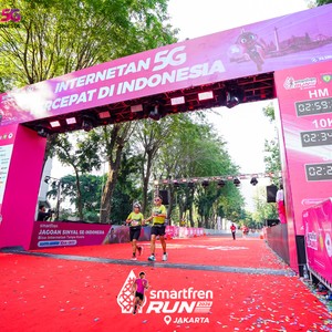 Race photo from SMARTFREN RUN 2026