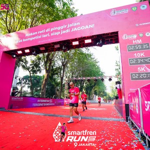 Race photo from SMARTFREN RUN 2026