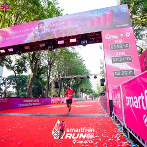 Race photo from SMARTFREN RUN 2026