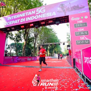Race photo from SMARTFREN RUN 2026
