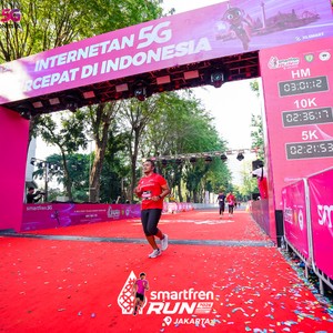 Race photo from SMARTFREN RUN 2026