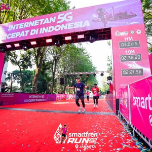 Race photo from SMARTFREN RUN 2026