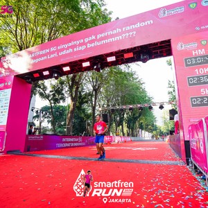 Race photo from SMARTFREN RUN 2026