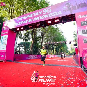 Race photo from SMARTFREN RUN 2026