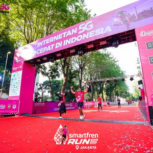 Race photo from SMARTFREN RUN 2026