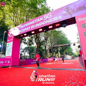 Race photo from SMARTFREN RUN 2026