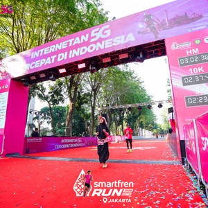 Race photo from SMARTFREN RUN 2026