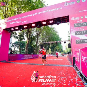 Race photo from SMARTFREN RUN 2026