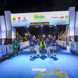 Race photo from BOGORUN 2026