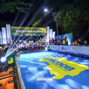 Race photo from BOGORUN 2026