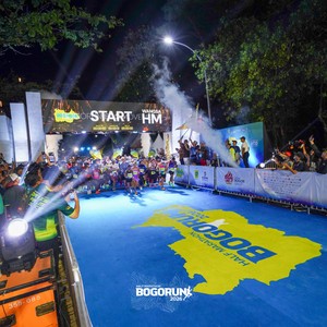 Race photo from BOGORUN 2026