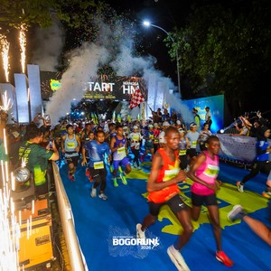 Race photo from BOGORUN 2026