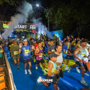 Race photo from BOGORUN 2026