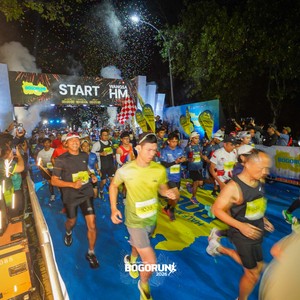 Race photo from BOGORUN 2026