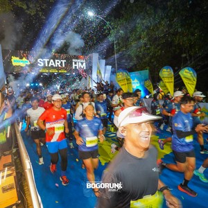 Race photo from BOGORUN 2026
