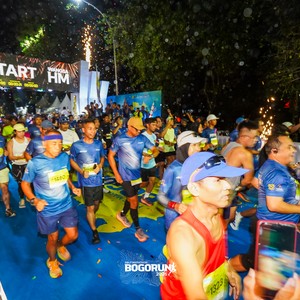 Race photo from BOGORUN 2026