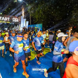 Race photo from BOGORUN 2026