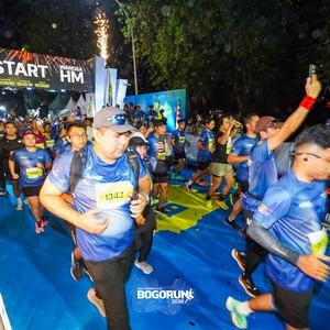Race photo from BOGORUN 2026