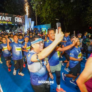 Race photo from BOGORUN 2026