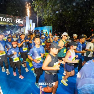 Race photo from BOGORUN 2026