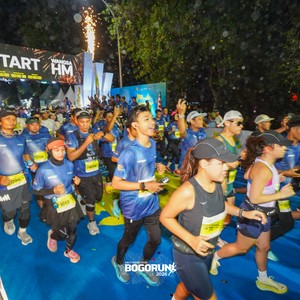Race photo from BOGORUN 2026