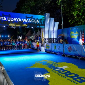 Race photo from BOGORUN 2026