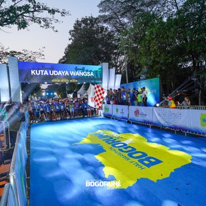 Race photo from BOGORUN 2026