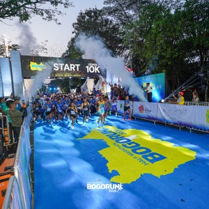 Race photo from BOGORUN 2026