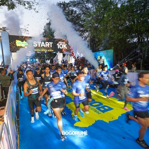 Race photo from BOGORUN 2026