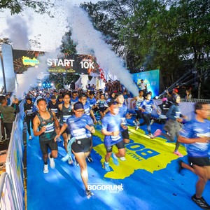 Race photo from BOGORUN 2026