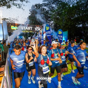 Race photo from BOGORUN 2026