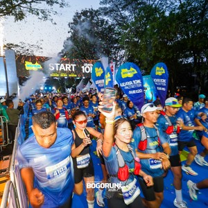 Race photo from BOGORUN 2026
