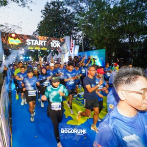 Race photo from BOGORUN 2026